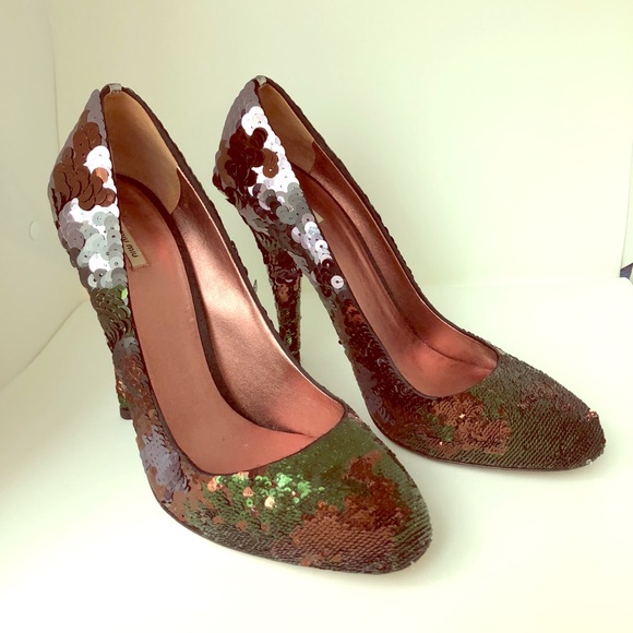 Miu Miu Ombre Gradient Sequin Pumps Size 9 - Picture 1 of 7